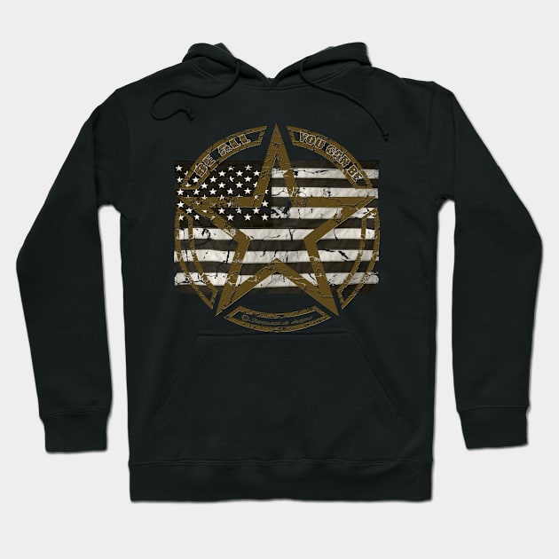 USA Military star Army flag Hoodie by Shirtmatic street authentic rebel wear